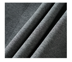 Sweat-shirt à capuche gris chiné à double fermeture éclair, coupe oversize, épaules tombantes, en coton épais, style streetwear, vierge - Product Image 5