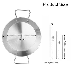 Bandeja Vertical de Acero Inoxidable para Asar Pollo con Tornillo, Accesorios para Barbacoa, 3 Cepillos Desmontables, Bandeja para Hornear Resistente al Calor - Product Image 4