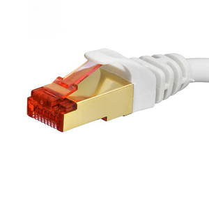 Câble réseau Ethernet Cat7 SFTP <span class=keywords><strong>double</strong></span> blindage en cuivre nu, connecteur <span class=keywords><strong>RJ45</strong></span> plaqué or, 26AWG, 10 Gbps, <span class=keywords><strong>cordon</strong></span> de raccordement haute vitesse - Product Image 2