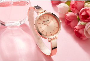 นาฬิกาข้อมือผู้หญิง Curren 9012 ยี่ห้อดัง ดีไซน์สวยหรู ทันสมัย ระบบควอตซ์ - Product Image 3