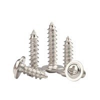 Phillips Pan Head Washer Self Tapping Screw Carbon Steel Nickel Plated Type AB Self Drilling Sheet Metal Screw
