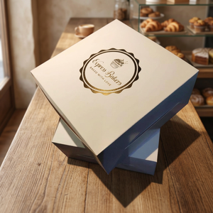 Boîtes en papier pour boulangerie personnalisées de qualité supérieure, emballages alimentaires pour gâteaux, pâtisseries, cupcakes, biscuits, desserts et confiseries - Product Image 1