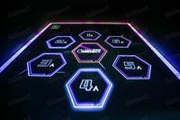 Jeux de projection interactive immersive pour sols intérieurs, course de vitesse, multijoueur, compétitifs, scènes personnalisables, maison de jeu en métal