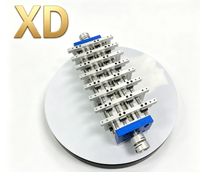 Module multi-stations à pas variable de précision avec guide linéaire pour équipement d'automatisation de précision