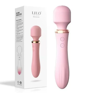 XLN Vibratore per Adulti Mini <span class=keywords><strong>Venus</strong></span> Wand G-Spot, Dildo a Doppia Testa Riscaldato USB, 20 Modalità, Impermeabile, in Silicone, per <span class=keywords><strong>Donne</strong></span> - Product Image 1