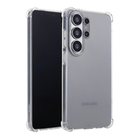 Coque de téléphone portable en silicone transparent souple TPU pour Samsung Galaxy S26 Ultra, protection antichoc, coque arrière