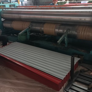 แผ่นหลังคาอลูมิเนียมอัลลอยด์สังกะสี A792มาตรฐาน ASTM แผ่นหลังคาโลหะลูกฟูกที่มีการป้องกันการกัดกร่อน - Product Image 3