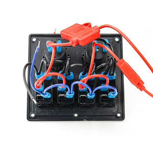 แผงชาร์จเร็ว USB 12-24V สวิตช์โยกแบบ USB คู่ พร้อมไฟ LED สำหรับรถยนต์ รถบ้าน เรือยอชท์ - Product Image 2