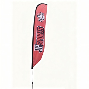 Custom Advertising Flying Banners Wholesale All Shape Beach Flags Best Selling Outdoors Flags Support Custom Any Logo/Design