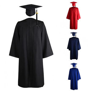 Universitäts absolventen Set Cosplay Student School Abschluss kleid mit Robe Hat Quaste Anhänger für <span class=keywords><strong>Bachelor</strong></span> <span class=keywords><strong>Party</strong></span> Dekorationen - Product Image 1
