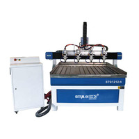 2024 Beste 4x4 Voet Hobby CNC Router Kit met Vier Spindels - STYLECNC