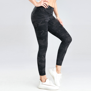 Leggings de Yoga extensibles en bambou, Leggings de haute qualité, imprimés, très extensibles - Product Image 1