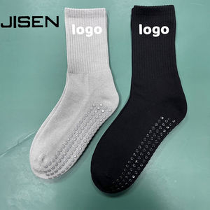 थोक गर्म ठोस पट्टी उच्च सफेद काला पसीना-शोषक डिजाइन आकस्मिक रंगीन स्टॉक फैशन पुरुषों खेल मोजे - Product Image 3