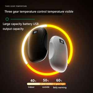 Chauffe-mains électrique rechargeable Banque portable Connexion USB Chauffage de poche pour le camping en plein air Cadeau parfait pour femmes filles - Product Image 2