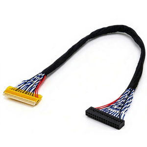 Panel de Pantalla LED Electrónico Personalizado, Cable LVDS DF19 de 20, 30, 40 Pines, Cable de Extensión de Panel de Pantalla LVDS, Conector de Cinta, Clasificación IP66 - Product Image 1