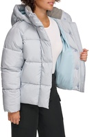Manteau d'hiver tricoté épais à la mode pour femmes avec capuche veste de canard de loisirs imperméable personnalisable et manteaux en duvet de chapeau