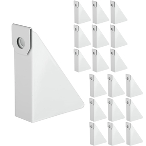 Cales de <span class=keywords><strong>gouttière</strong></span> K-Style en aluminium pour gouttières de pluie de 5 pouces, inclinables de 6/12 à 10/12, blanches - Product Image 3