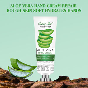 Loción de <span class=keywords><strong>crema</strong></span> de manos hidratante para el cuidado 24H, Dear She's Natural Plant Aloe Vera, reparación, suaviza el cuidado de la piel - Product Image 2
