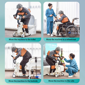 Macchina a turni elettrici per servizi igienici assistiti e movimento del paziente attrezzatura essenziale per la fornitura di terapia riabilitativa - Product Image 3