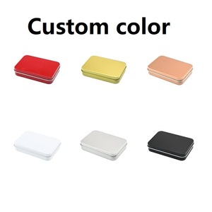 Vierkante Kleine Metalen Universele Usb Flash Drive Case Sieraden Rechthoekige Raam Ijzeren Doos Hand Spinner Verpakking Blikken Doos - Product Image 2