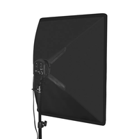 Équipement photographique Studio Photo Soft Box Kit Vidéo Support de lampe à quatre capuchons Éclairage avec 50x70cm Softbox Photo Box