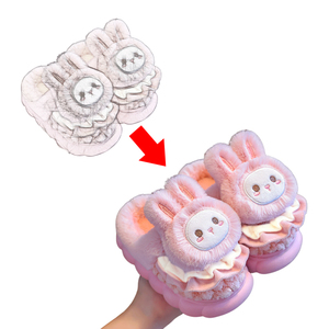 Chất Lượng Cao Nhà Máy Giá Tùy Chỉnh Đồ Chơi Sang Trọng Tùy Chỉnh Thực Xuất Sang Trọng Giày Động Vật In Dép Đi Trong Nhà - Product Image 5
