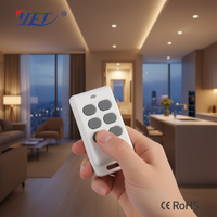 Télécommande sans fil YET2208 433 MHz à 6 boutons, code roulant, émetteur RF pour portail, porte, éclairage, système de sécurité, interrupteur