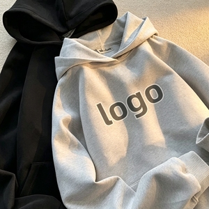 Sweat-shirt à capuche chaud uni pour homme FLOWORA, impression DTG avec logo personnalisé, streetwear décontracté en molleton, vente en gros - Product Image 1