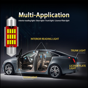 G-view SJ 31mm 36mm 39mm 41mm C5W C10W 4014 SMD Led Xe festoom ánh sáng tự động nội thất vòm đèn đọc sách bóng đèn trắng 12V - Product Image 6