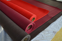 Rouleau de tapis PVC S antidérapant haute résistance, épaisseur 5-8,5 mm, longueur 12 m ou 15 m, pour l'élimination de la saleté aux entrées d'hôtels et de centres commerciaux