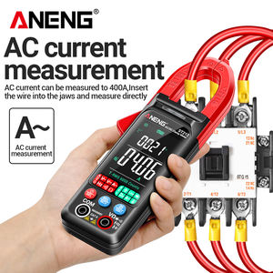 جهاز قياس التيار الكهربائي الرقمي ANENG ST212 للتيار المستمر/المتردد، 6000 عد، 400 أمبير، شاشة ملونة كبيرة، جهاز اختبار الجهد للسيارات، قياس التردد والمقاومة - Product Image 4