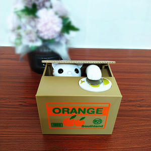 Alcancía Automática Itazura con Diseño de Panda que <span class=keywords><strong>Roba</strong></span> Dinero, Caja de Ahorro con Diseño de <span class=keywords><strong>Gato</strong></span> que <span class=keywords><strong>Roba</strong></span> Dinero, Alcancía, Caja de Regalo - Product Image 5