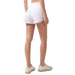 Leggings de sport sans couture pour femmes personnalisés, vêtements de fitness, motif uni, taille élastique, type de fermeture, shorts de yoga - Product Image 2