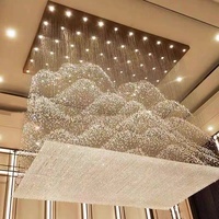 Lustre en cristal moderne sur mesure OEM de grande taille pour la maison, les hôtels, les villas, les salons, les restaurants, les halls