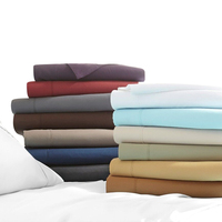 Vente en gros de maison lit double draps de lit en coton et ensemble de housse de couette ensembles de literie couette de luxe blanc king size