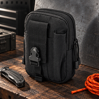 Pochette tactique MOLLE, sacoche de ceinture pour téléphone de 6 pouces, pochette de rangement pour accessoires de sport et EDC en plein air
