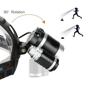 Faros <span class=keywords><strong>LED</strong></span> <span class=keywords><strong>de</strong></span> emergencia para acampada y escalada, <span class=keywords><strong>linterna</strong></span> <span class=keywords><strong>recargable</strong></span> por USB, impermeable, <span class=keywords><strong>de</strong></span> alta potencia, con Zoom brillante, <span class=keywords><strong>precio</strong></span> - Product Image 3