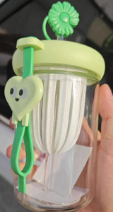 High-Temperature Resistant Tea Separation Coffee <b>Cups</b> with Straw <b>Cold</b> Hot Water Beverage Mugs With Silicone Insulation Cover - Product Image 5
