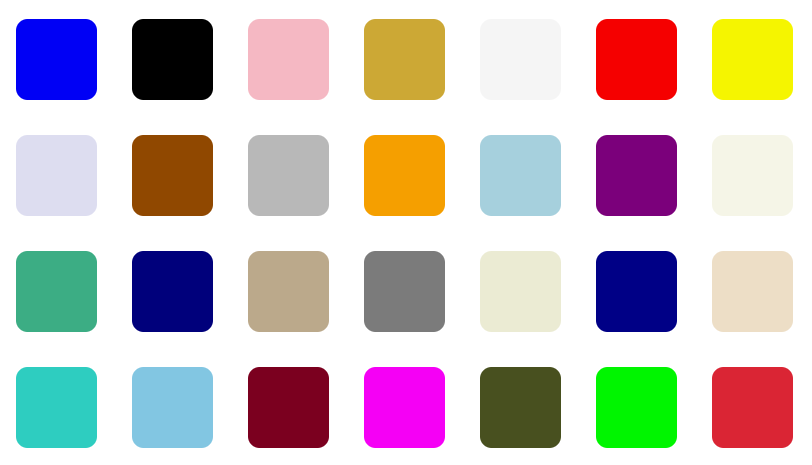 colori personalizzati