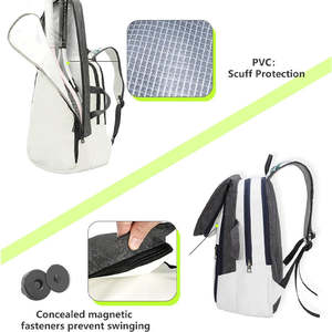 Mochila de Nailon de Gran Capacidad Personalizada para Bádminton, Tenis, Pickleball, Cricket, Raquetas, Bolsa para Raquetas de Múltiples Deportes - Product Image 3