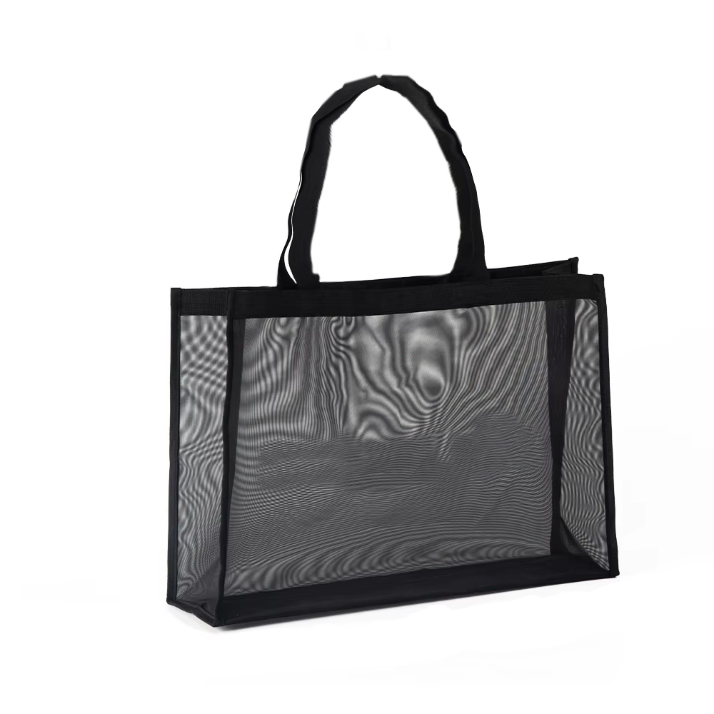 Portable Beach Mesh Tote Bag Large Capacity