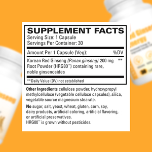 Wholesale Price <b>Red</b> Ginseng Energy Capsules Dietary Supplement for Overall Wellness Improve Mental Clarity Capsules - Product Image 3