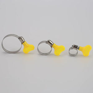 Colliers de serrage pour tuyaux en acier inoxydable américain 201/304, tubes télescopiques, <span class=keywords><strong>avec</strong></span> vis à oreilles/poignée - Product Image 6