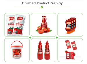 Línea de producción de pasta y salsa de tomate Máquina de procesamiento de tomate a pequeña escala - Product Image 3