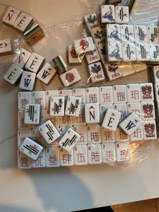 Jeu de Mahjong Américain Personnalisé en Acrylique Transparent à 4 Couches pour les Fêtes et les Cadeaux de Noël d'Entreprise, Mahjong pour les Réunions de Famille - Product Image 2