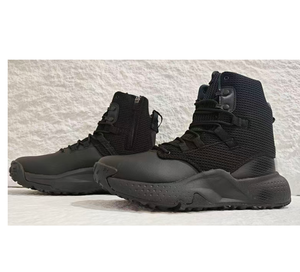 Sneakers de sport d'extérieur personnalisées en maille grise TSB18, confortables et légères - Fabriquées en Chine et au Guatemala, vente en gros - Product Image 4