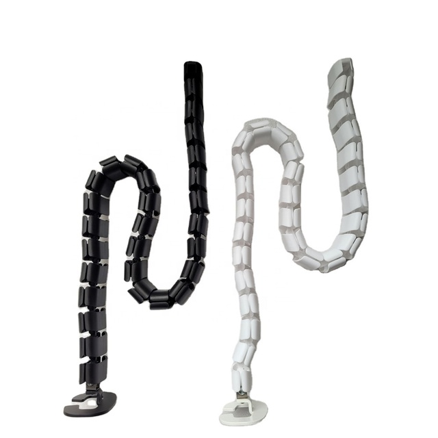 Popular Different Color Cable Clips Cord Management Organizer Under Desk Cable Management with Magnet Top & Heavy Iron Base