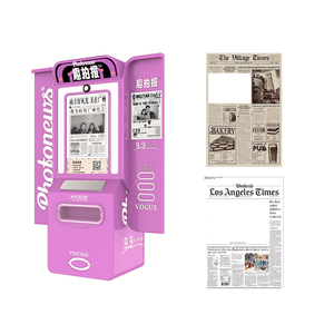 Kiosque photo en libre-service vintage commercial contrôle de gestion à distance impression laser métal anglais pour l'impression de journaux - Product Image 1