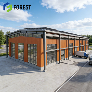 Instalación Logística Comercial Estándar AISC con Características Sismorresistentes, Almacén Logístico de Estructura de Acero Prefabricada - Product Image 2