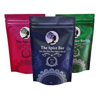 Sachet Doypack Personnalisable en PE Plastique Réutilisable avec Fermeture Zip pour Aliments Surgelés, Pâtes, Rouleaux de Pâtisserie, Dim Sum